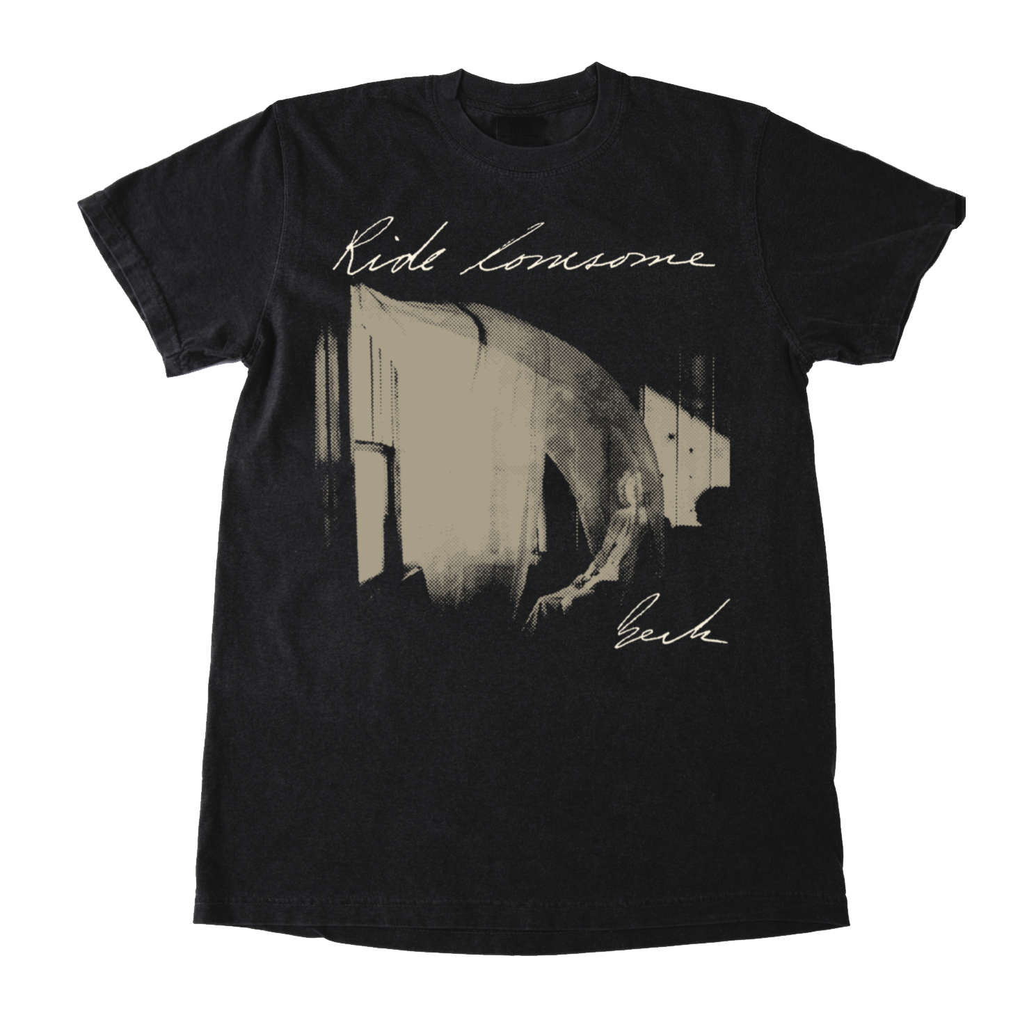 A Black Ride Lonesome Tee with the album cover on the chest. 